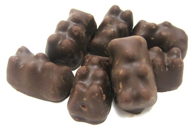 Dark Chocolate Covered Gummy Bears