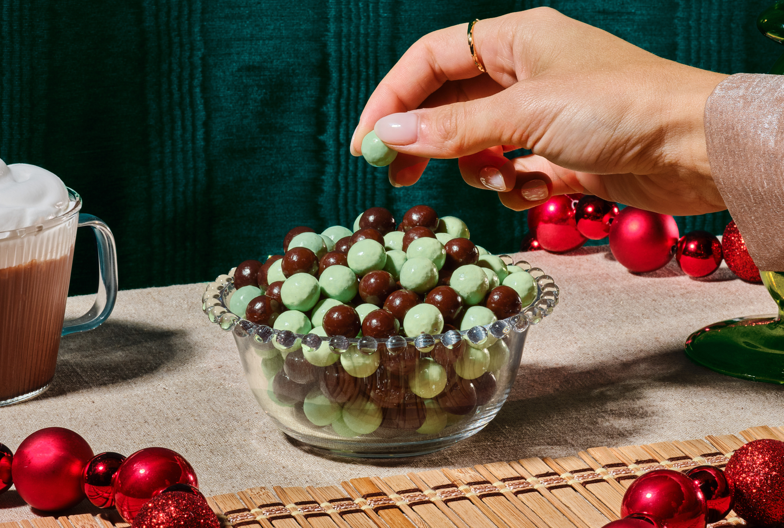Chocolate Mint Cookie Bites
