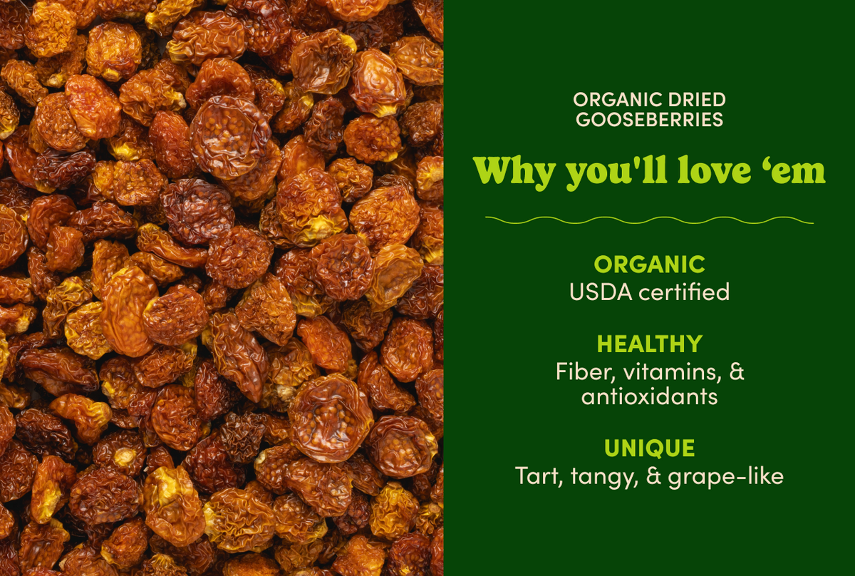Organic Dried Gooseberries