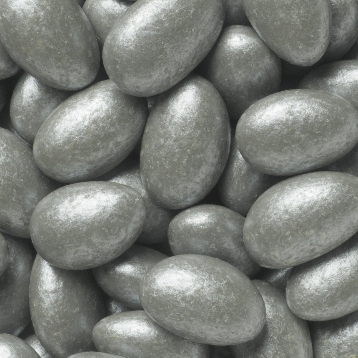 Lustrous Silver Almonds