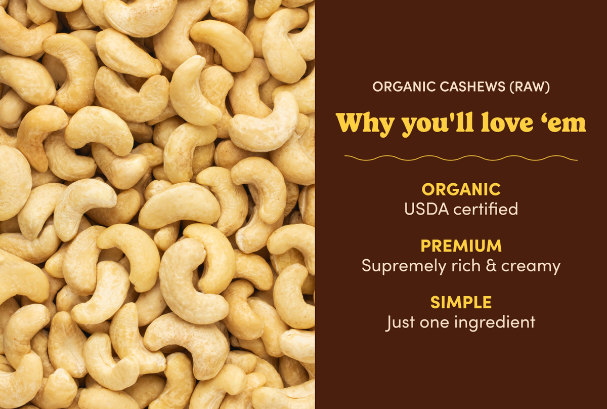 Organic Cashews (Raw)