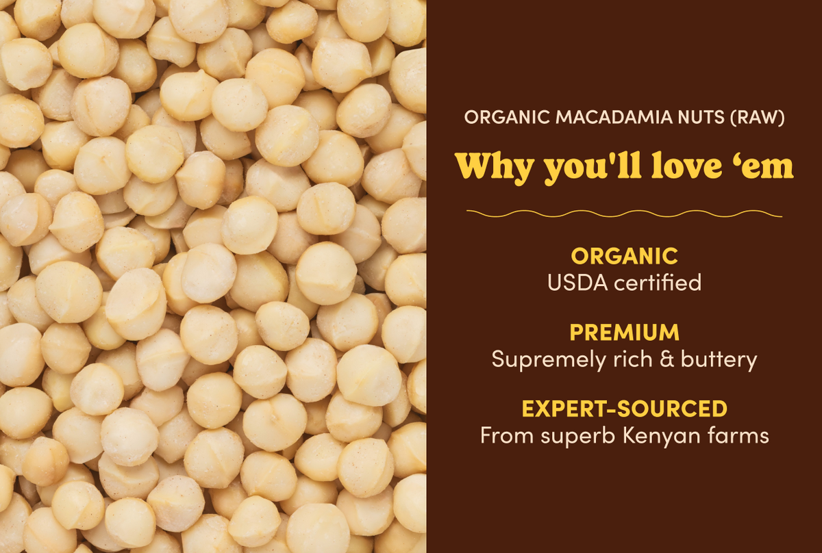 Organic Macadamia Nuts (Raw)