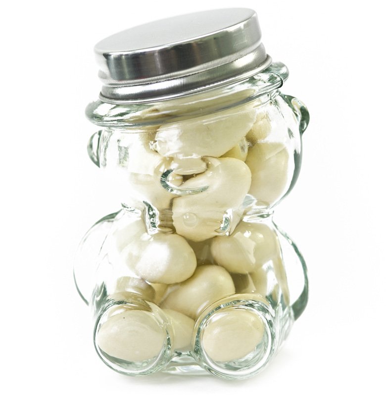 Bear-Shaped Glass Jar