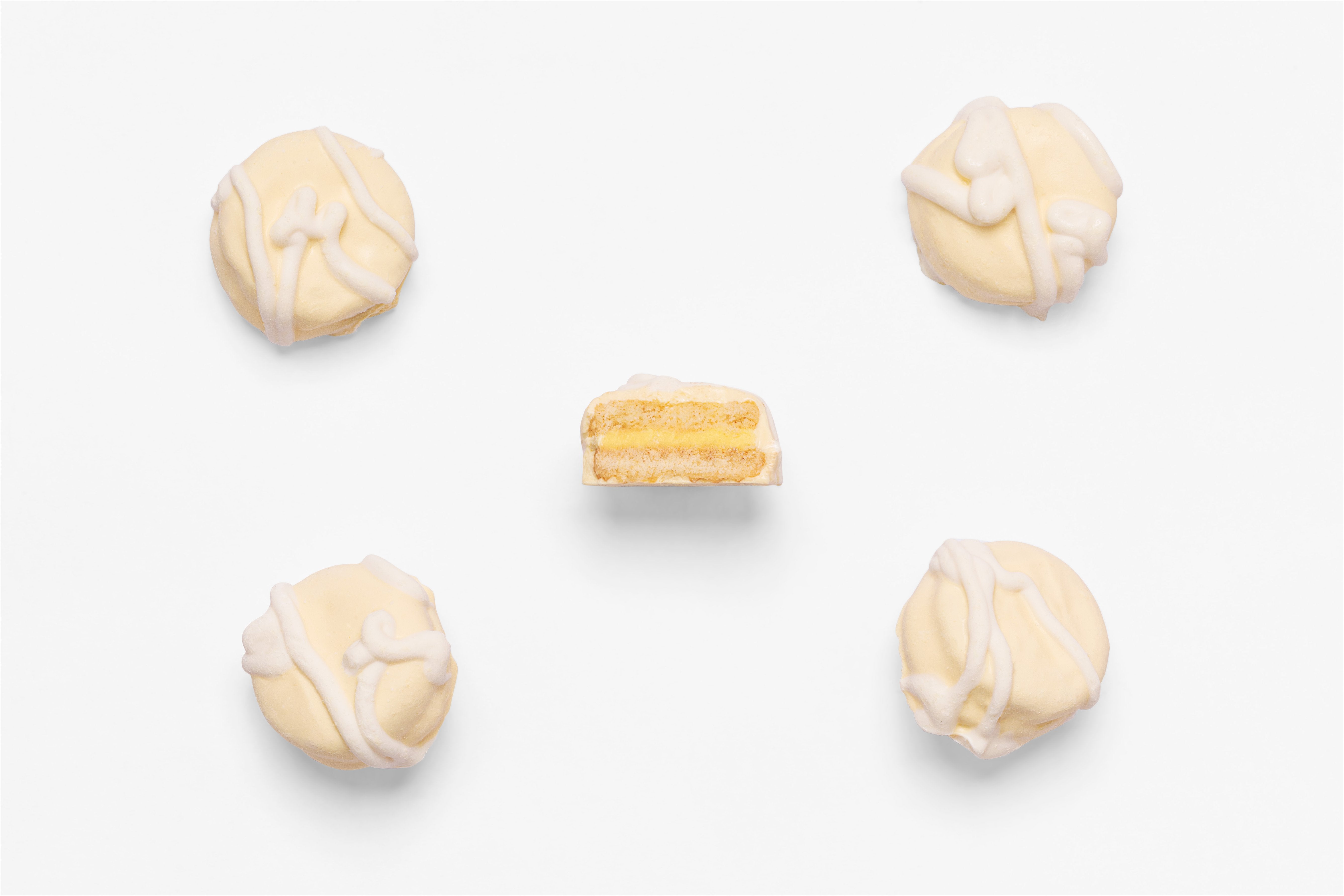 Lemon Covered Sandwich Cookies