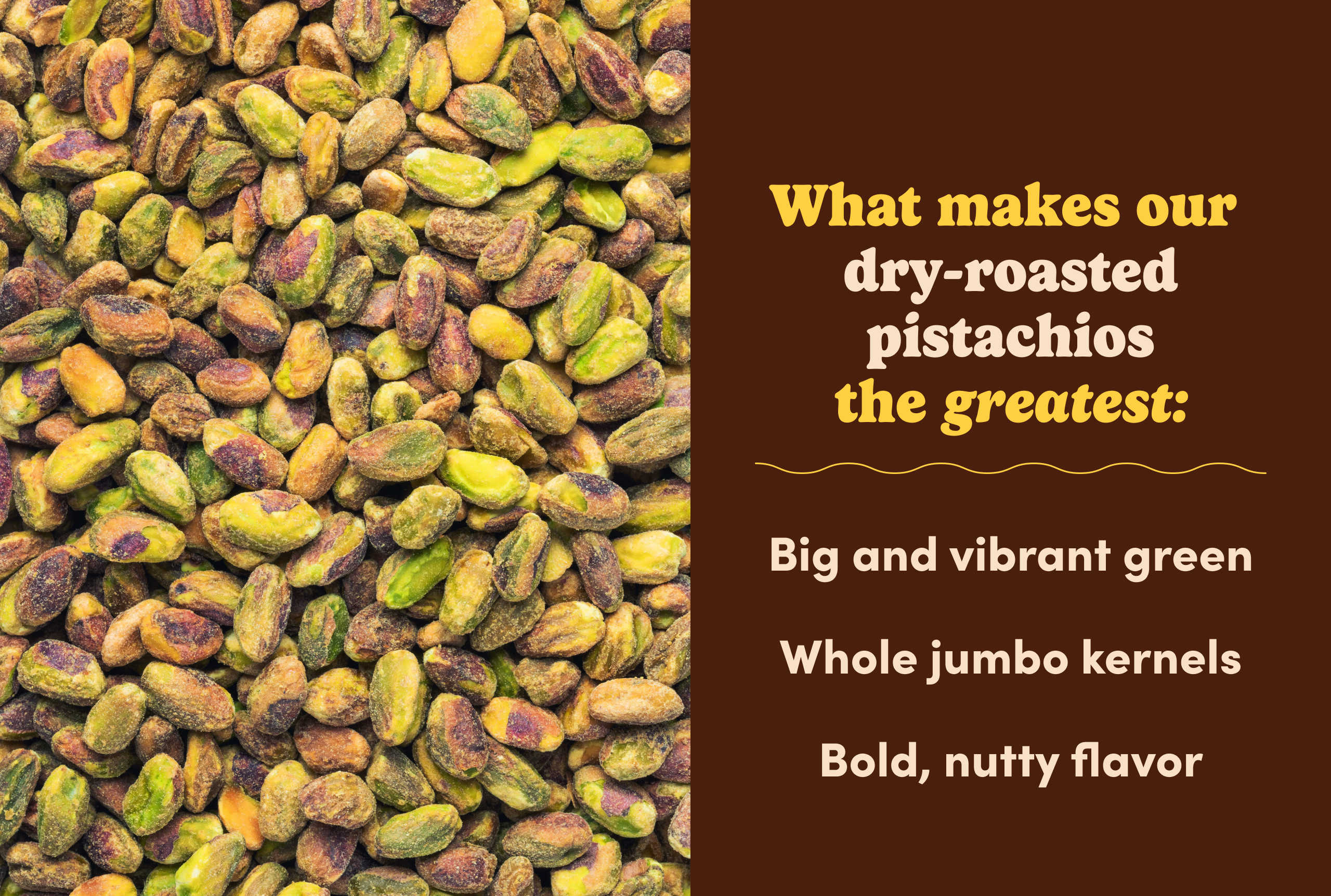 Dry-Roasted Pistachios (Salted, No Shell)