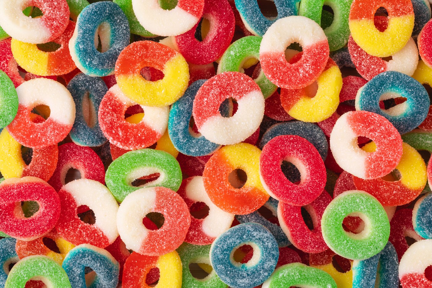 Assorted Fruit Gummy Rings