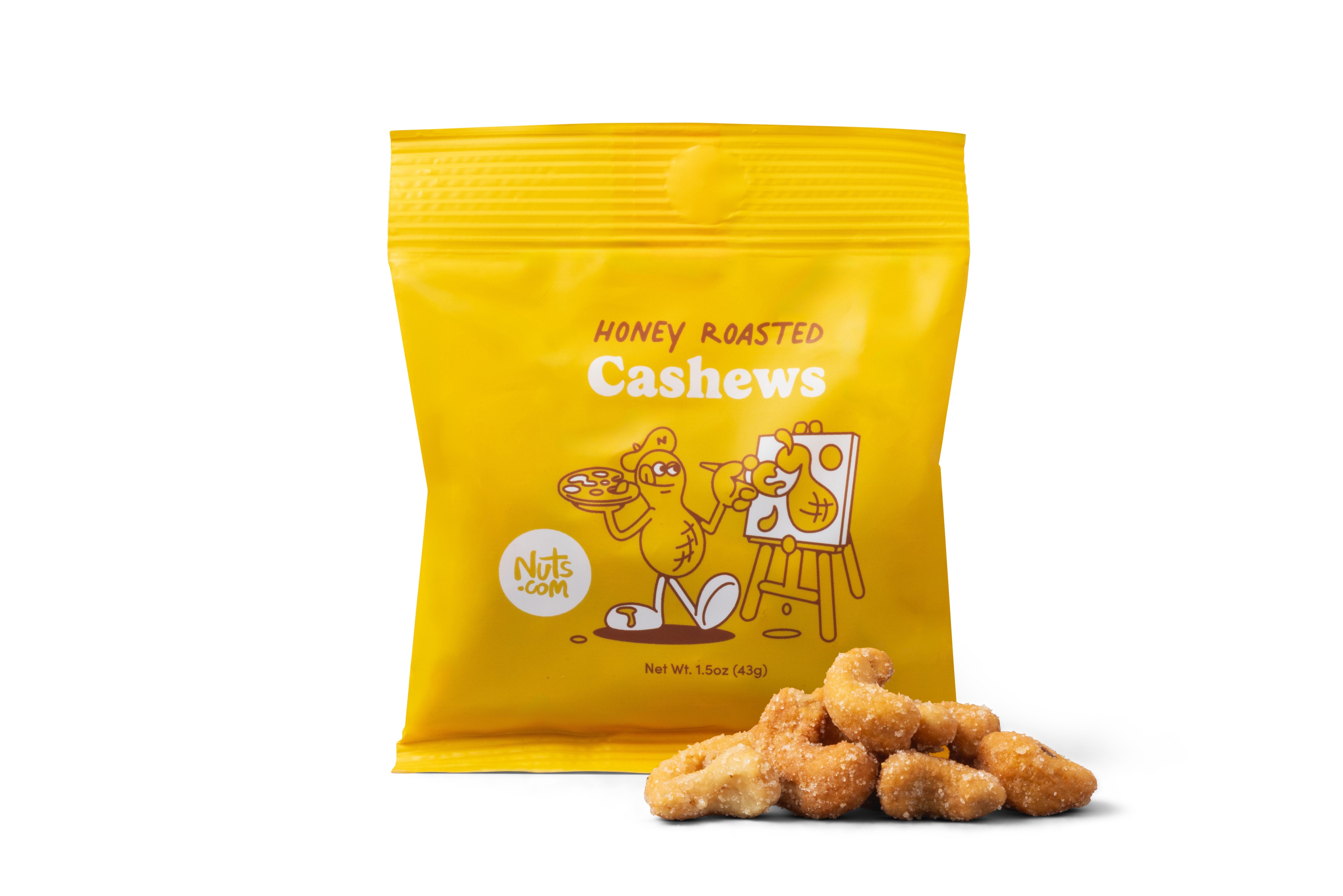 Honey Roasted Cashews - Single Serve