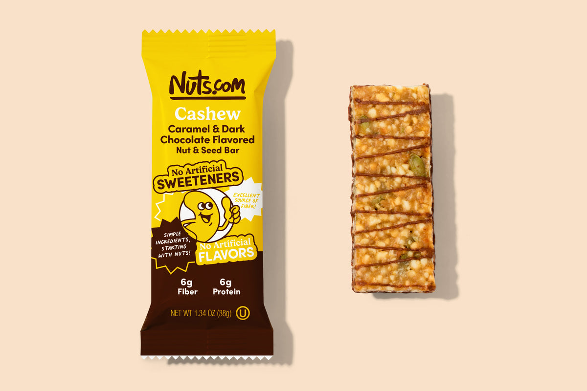 Caramel Cashew & Dark Chocolate Nut & Seed Bar