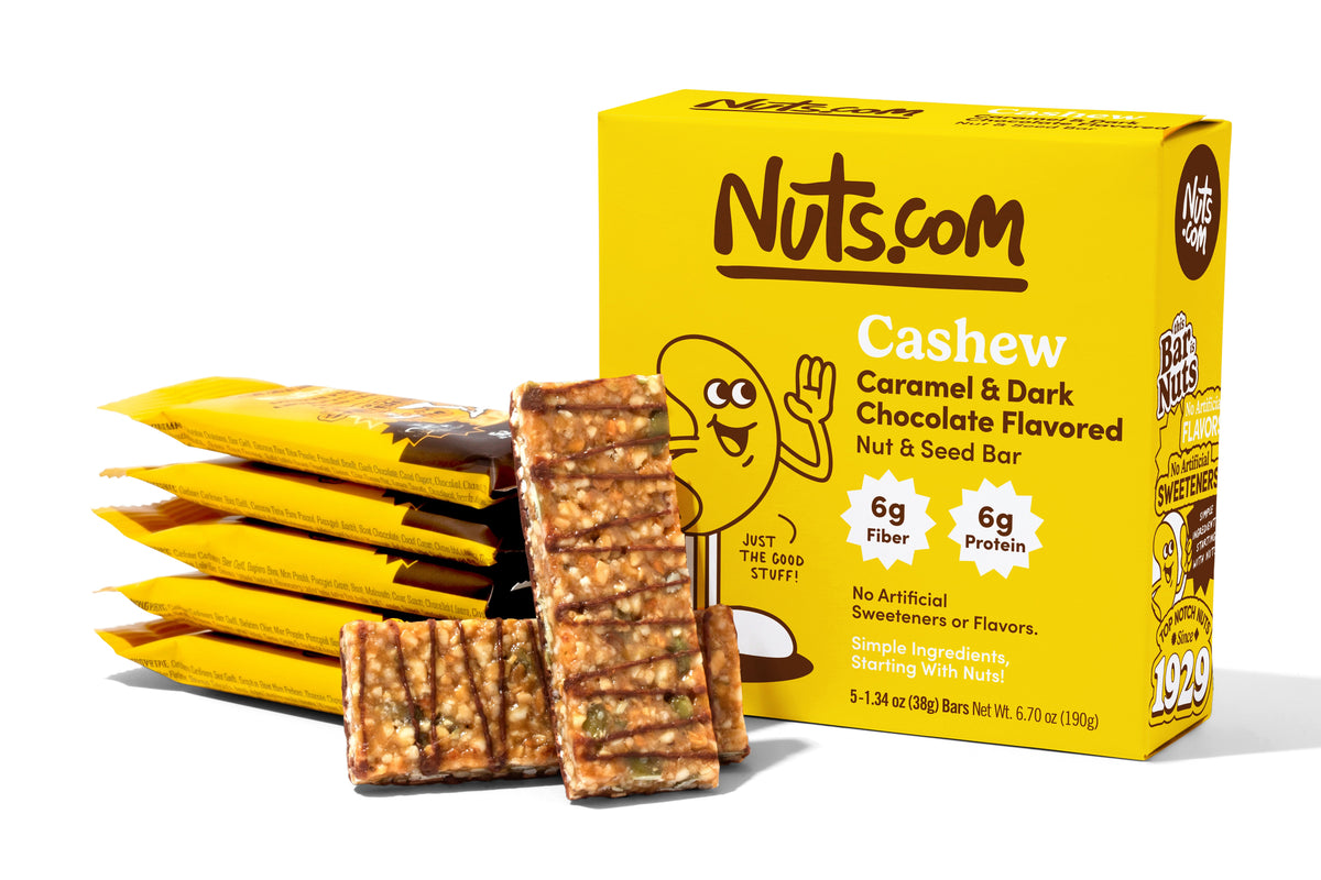 Caramel Cashew & Dark Chocolate Nut & Seed Bar