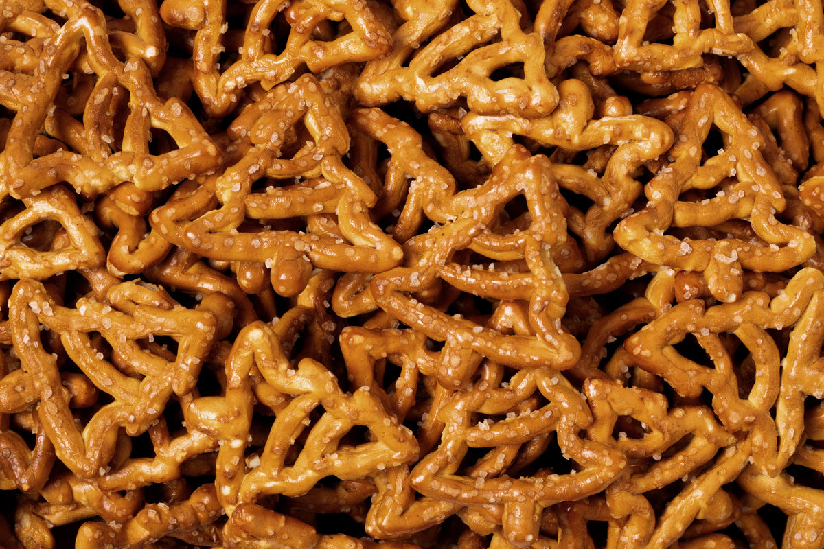 Christmas Tree Shaped Pretzels