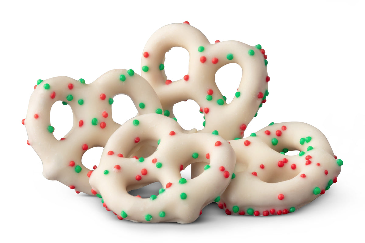 Holiday Yogurt Flavored Pretzels