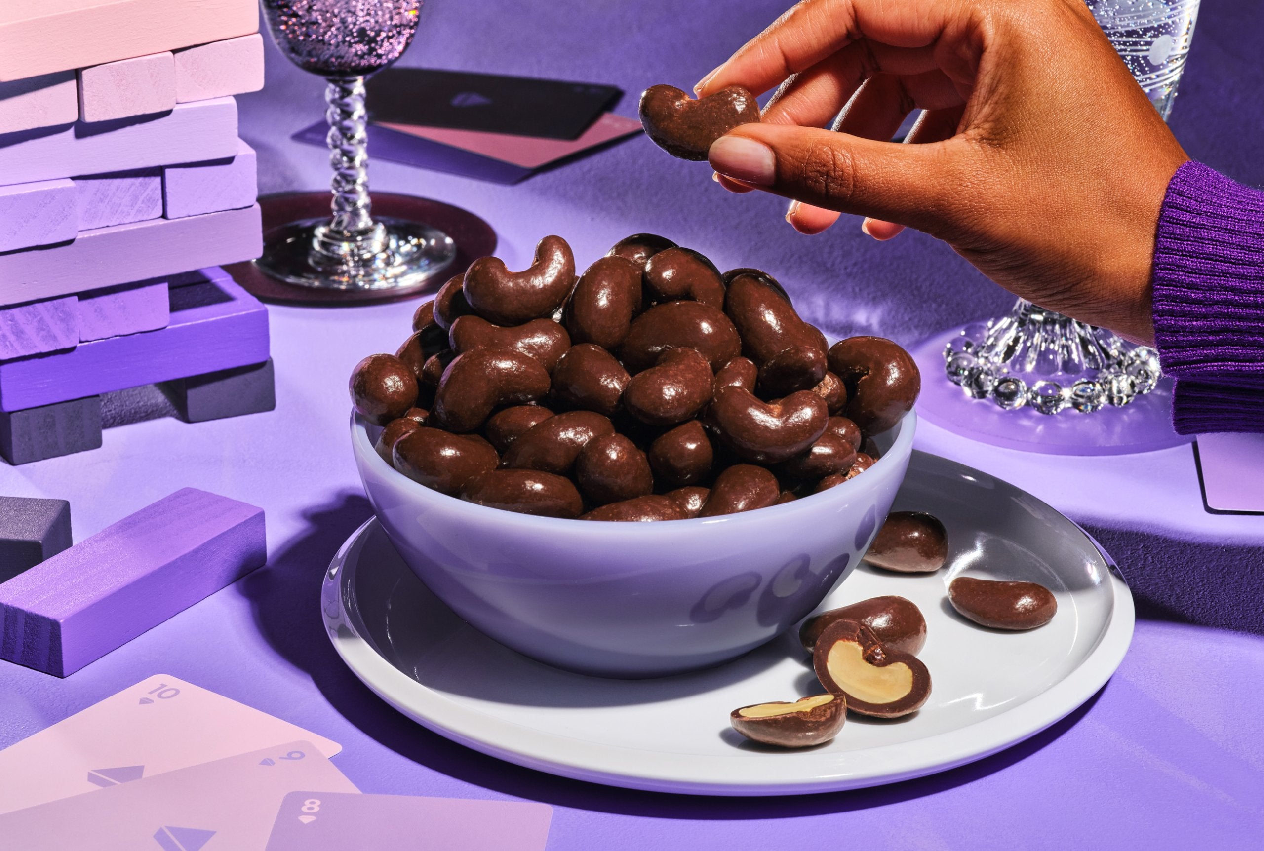 Milk Chocolate-Covered Cashews