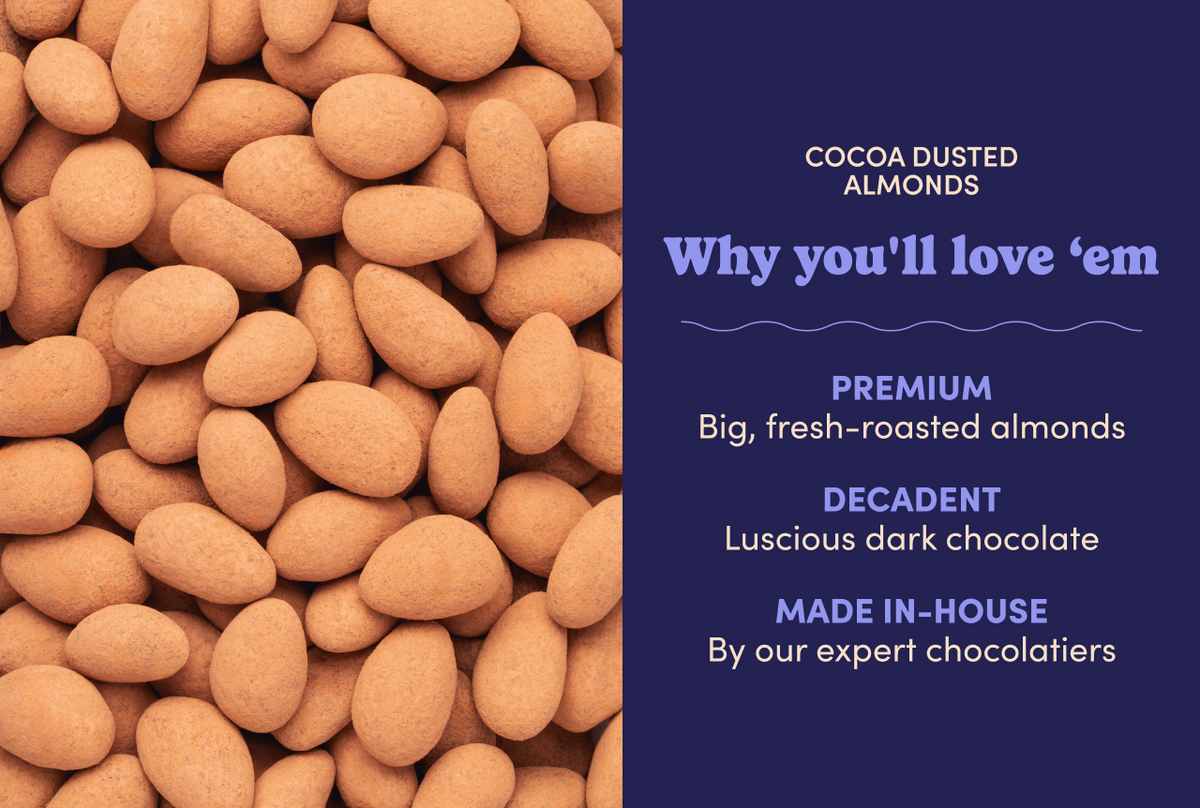 Cocoa Dusted Almonds