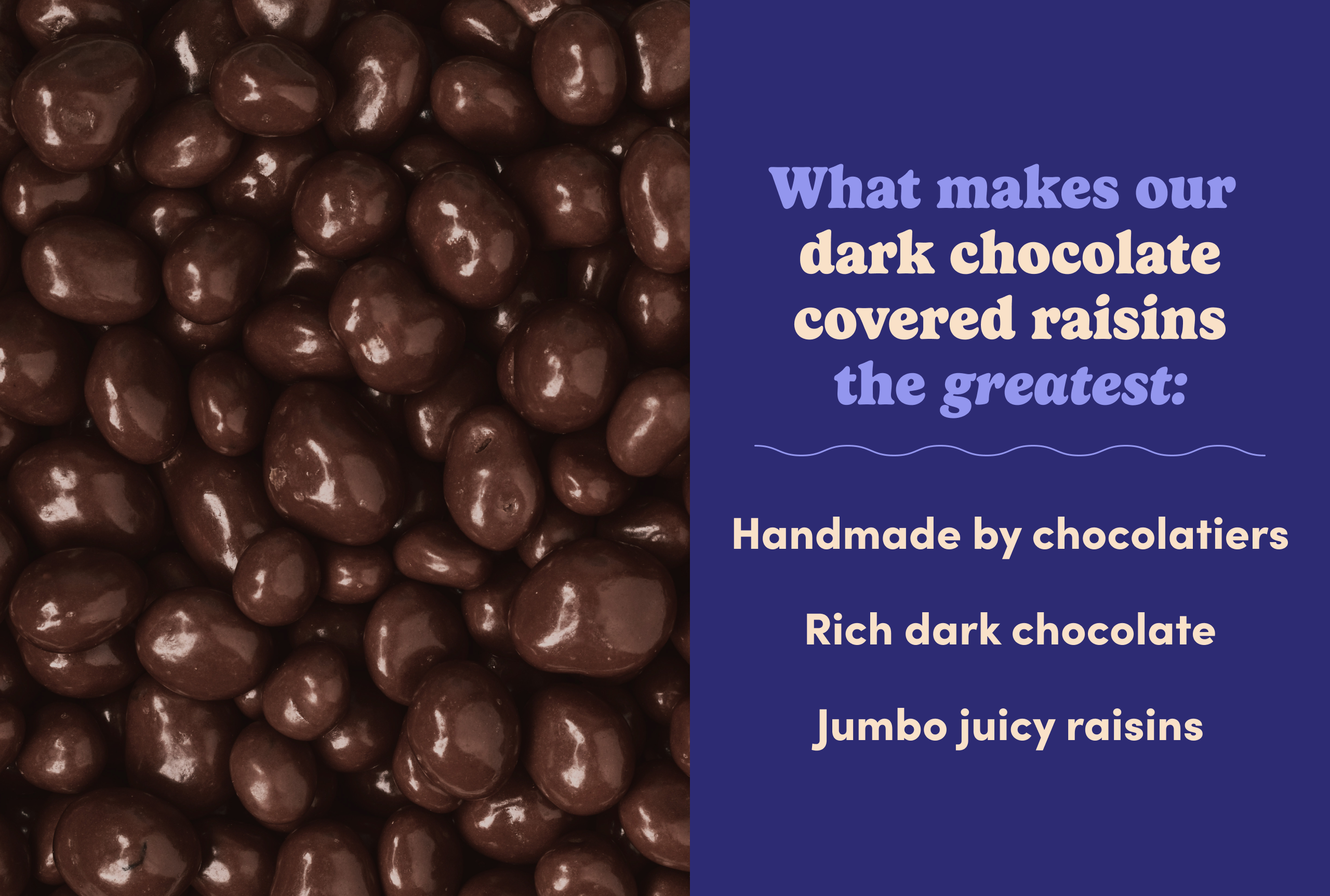 Dark Chocolate-Covered Raisins
