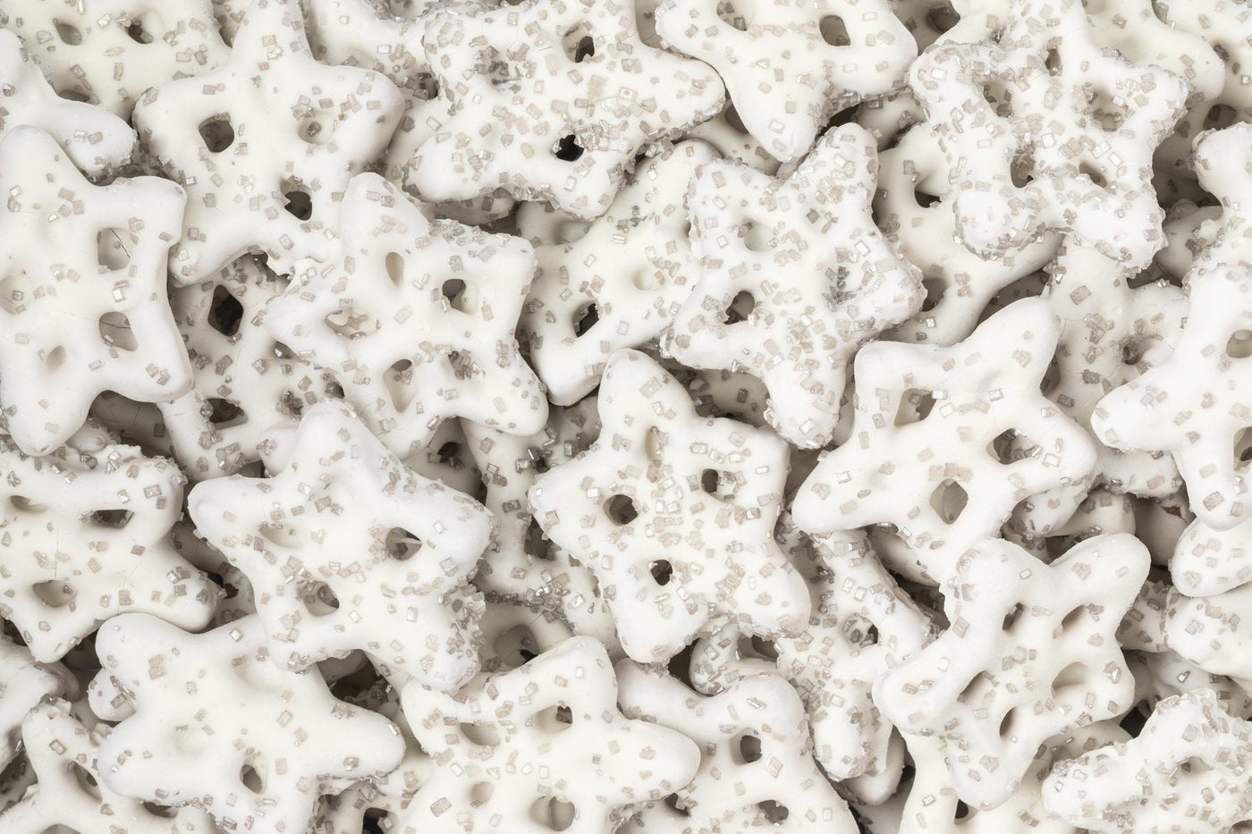 Yogurt Snowflake Pretzels