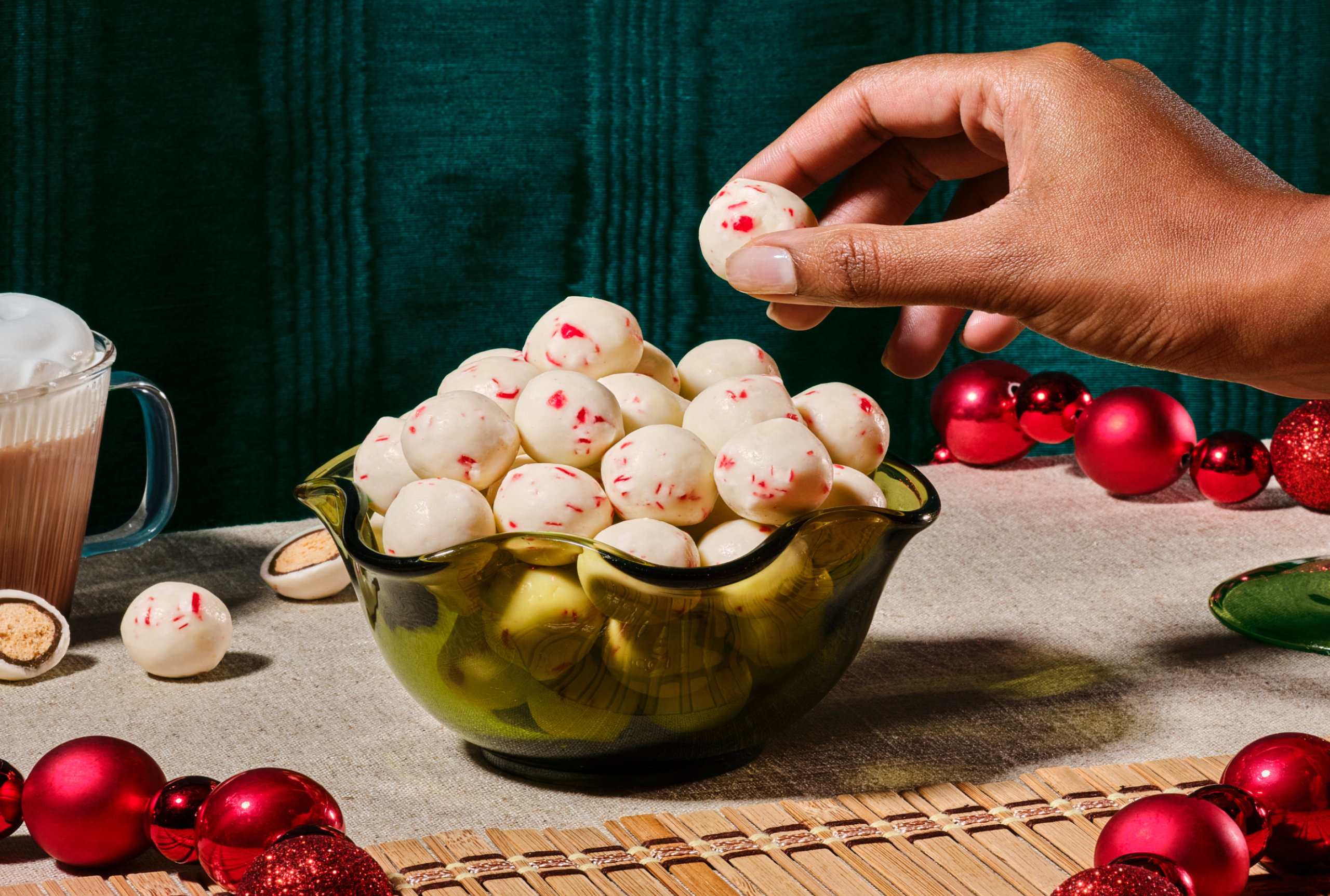 Peppermint Malted Milk Balls