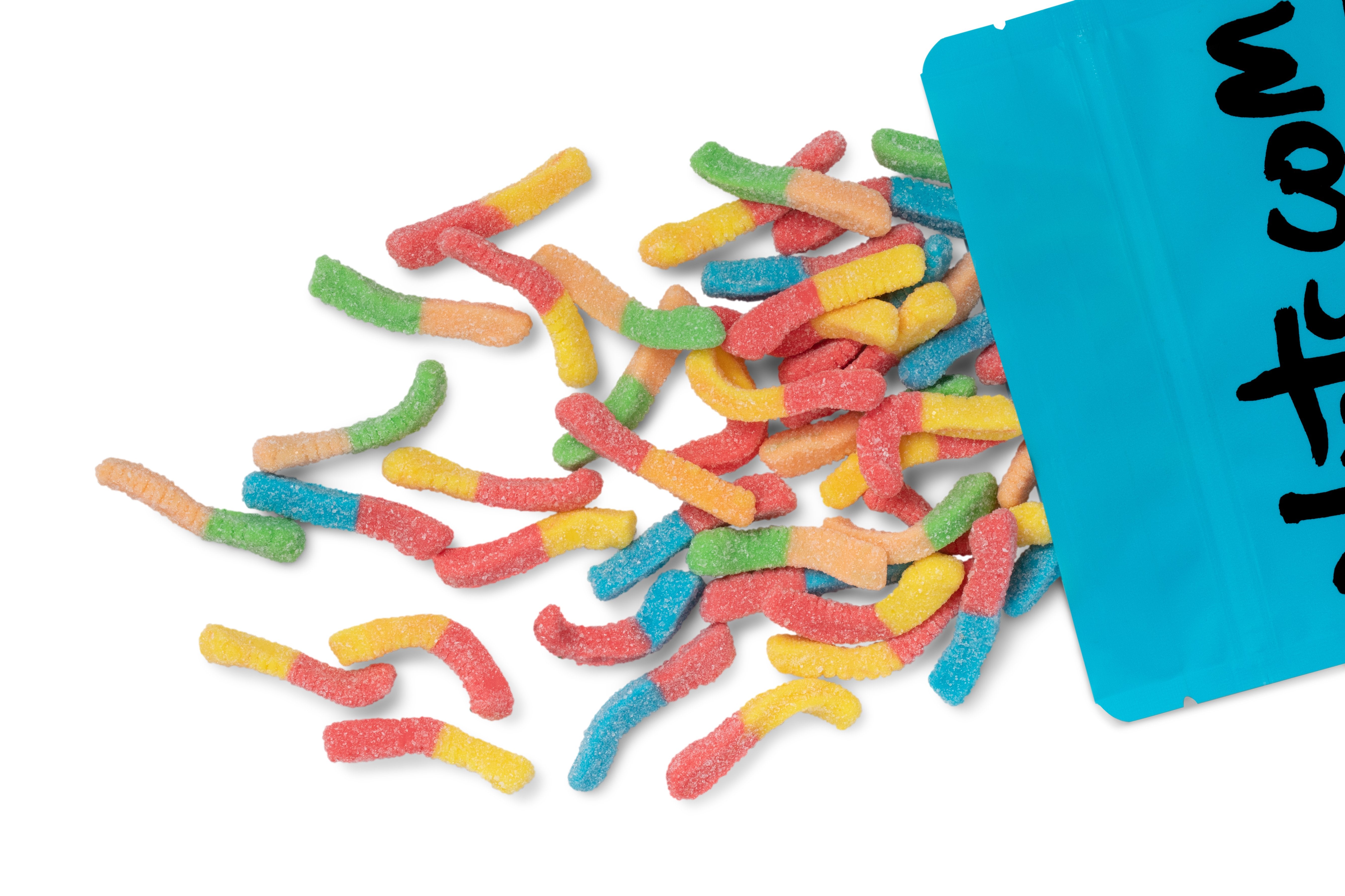Sour Mini Neon Worms