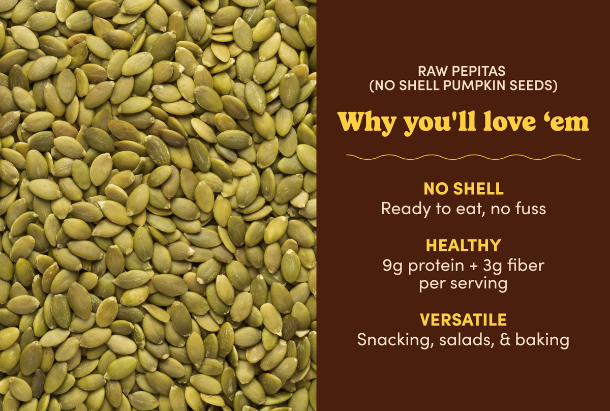Raw Pepitas (No Shell Pumpkin Seeds)