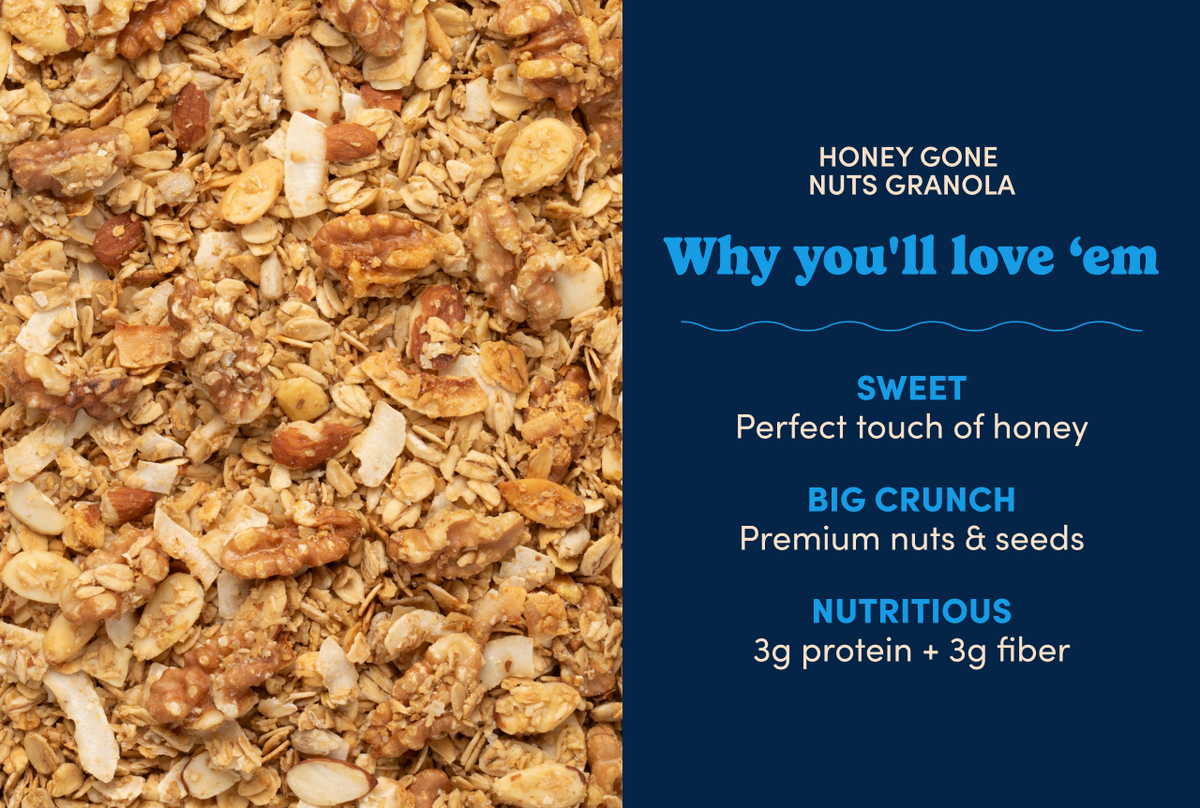 Honey Gone Nuts Granola