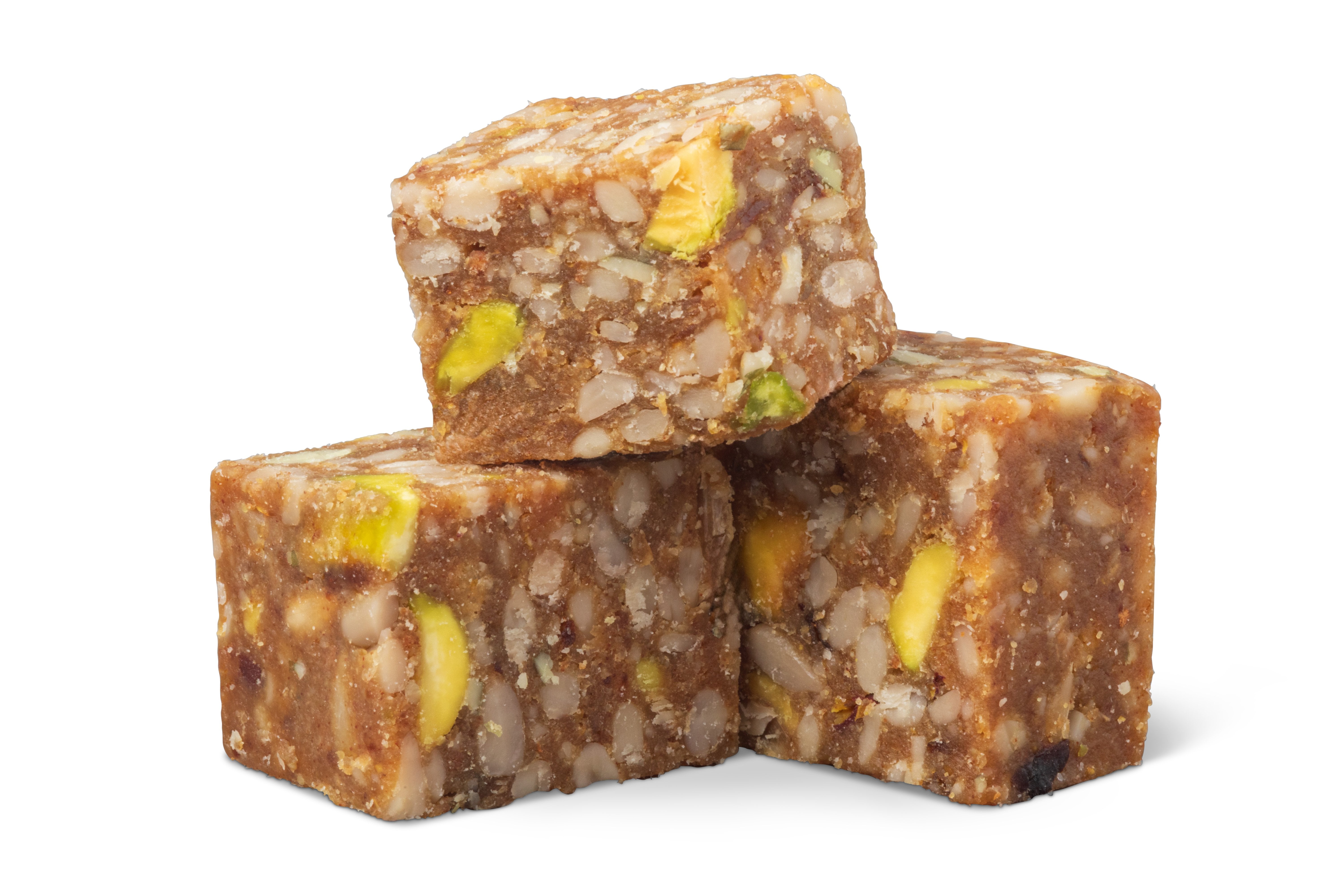 Honey Pistachio Energy Squares