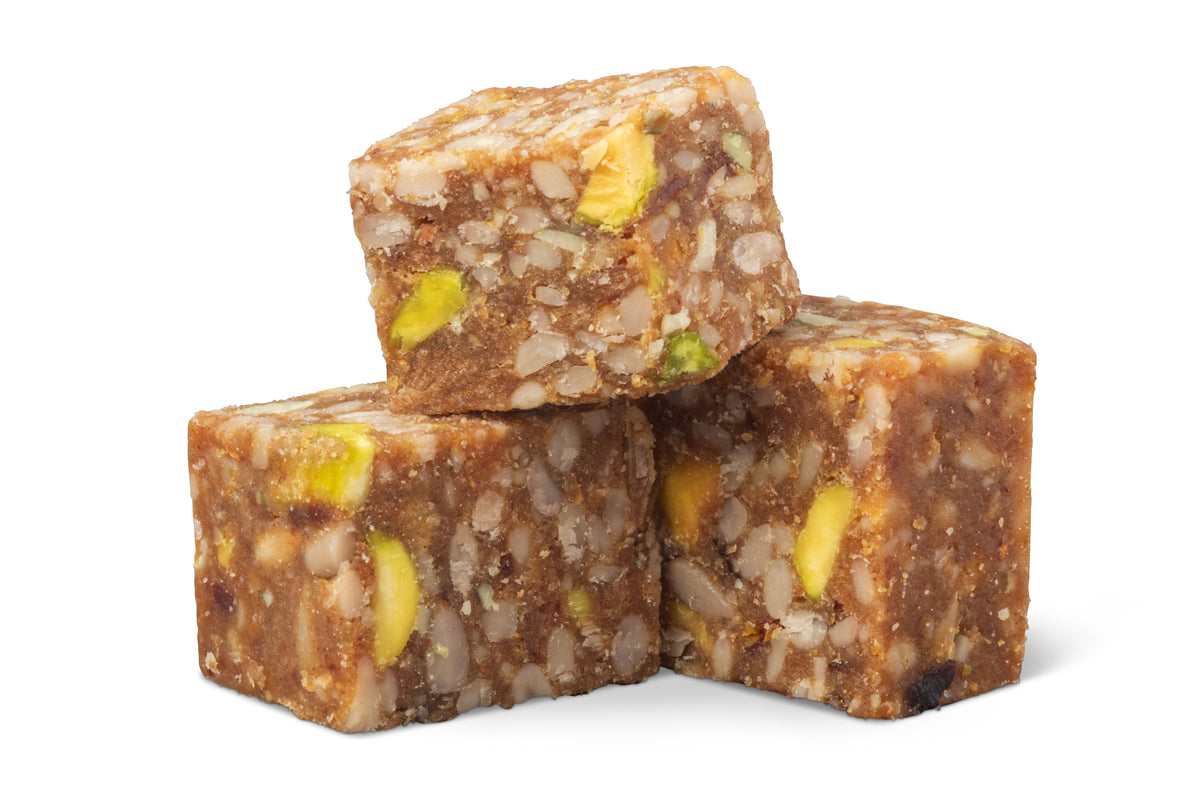 Honey Pistachio Energy Squares