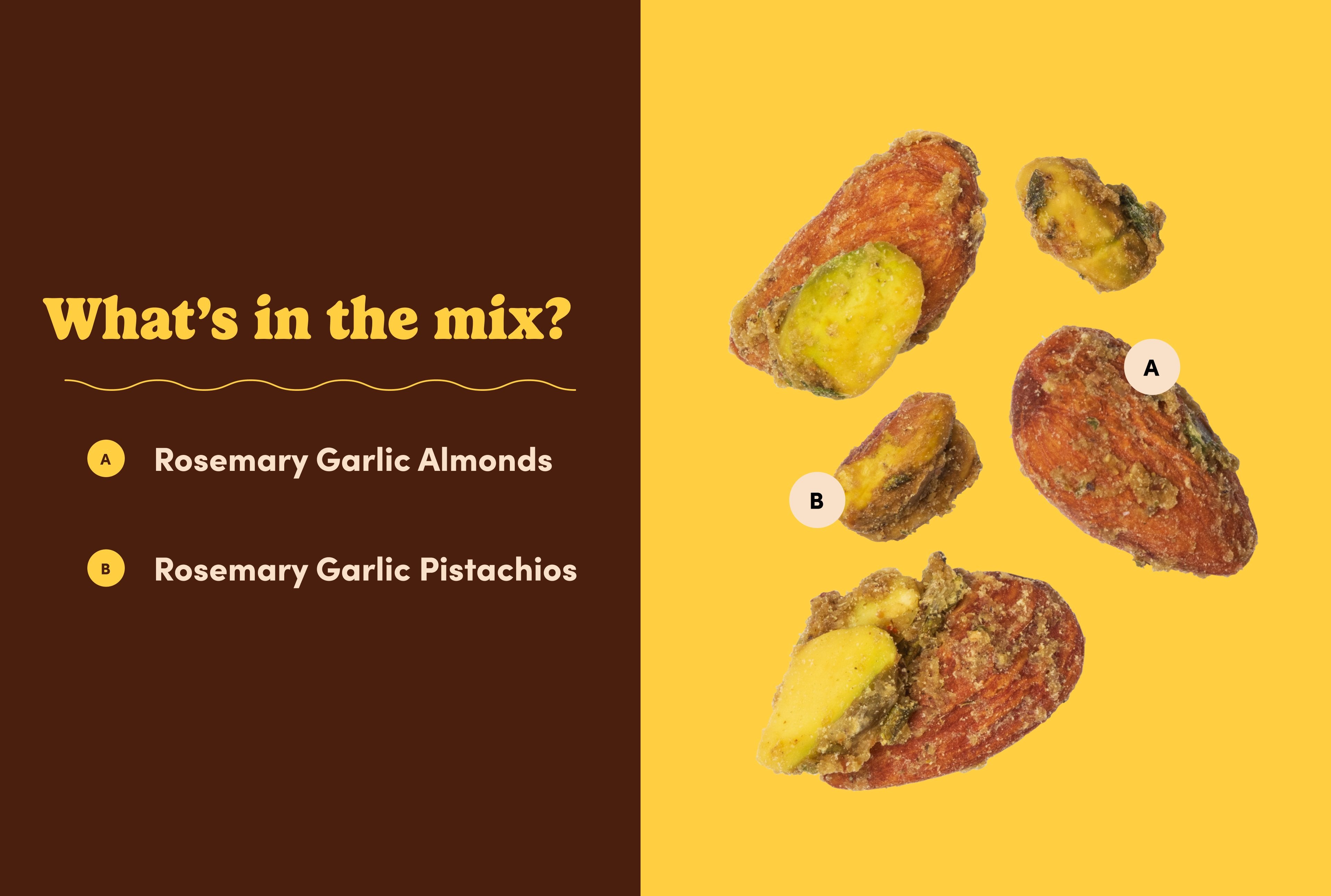 Rosemary Garlic Pistachios & Almonds
