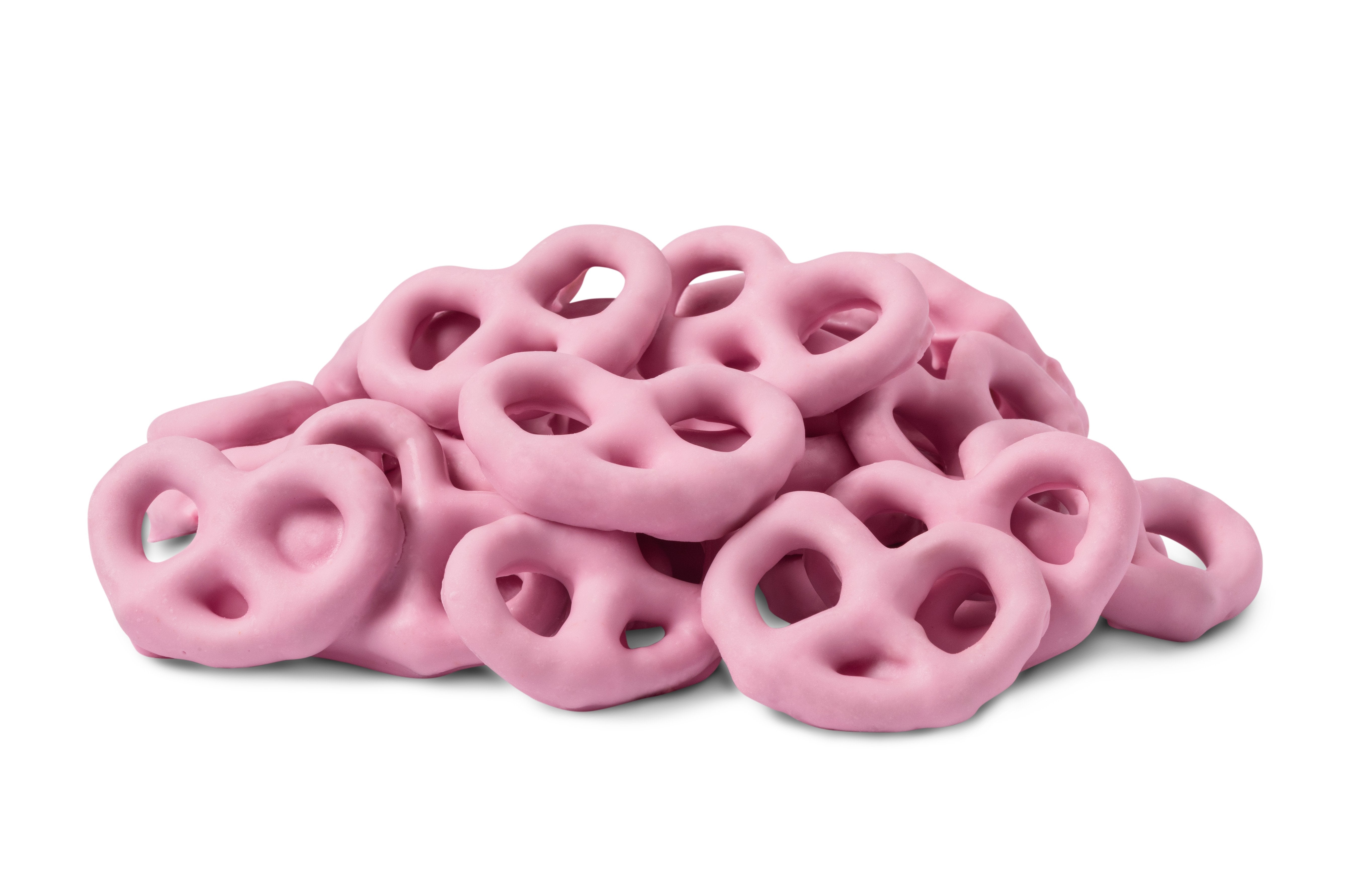 Raspberry Flavored Yogurt Pretzels