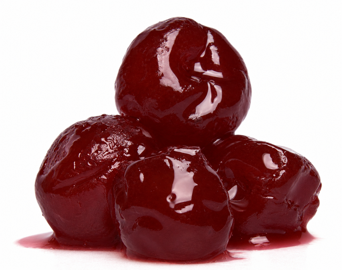 Glazed Red Cherries