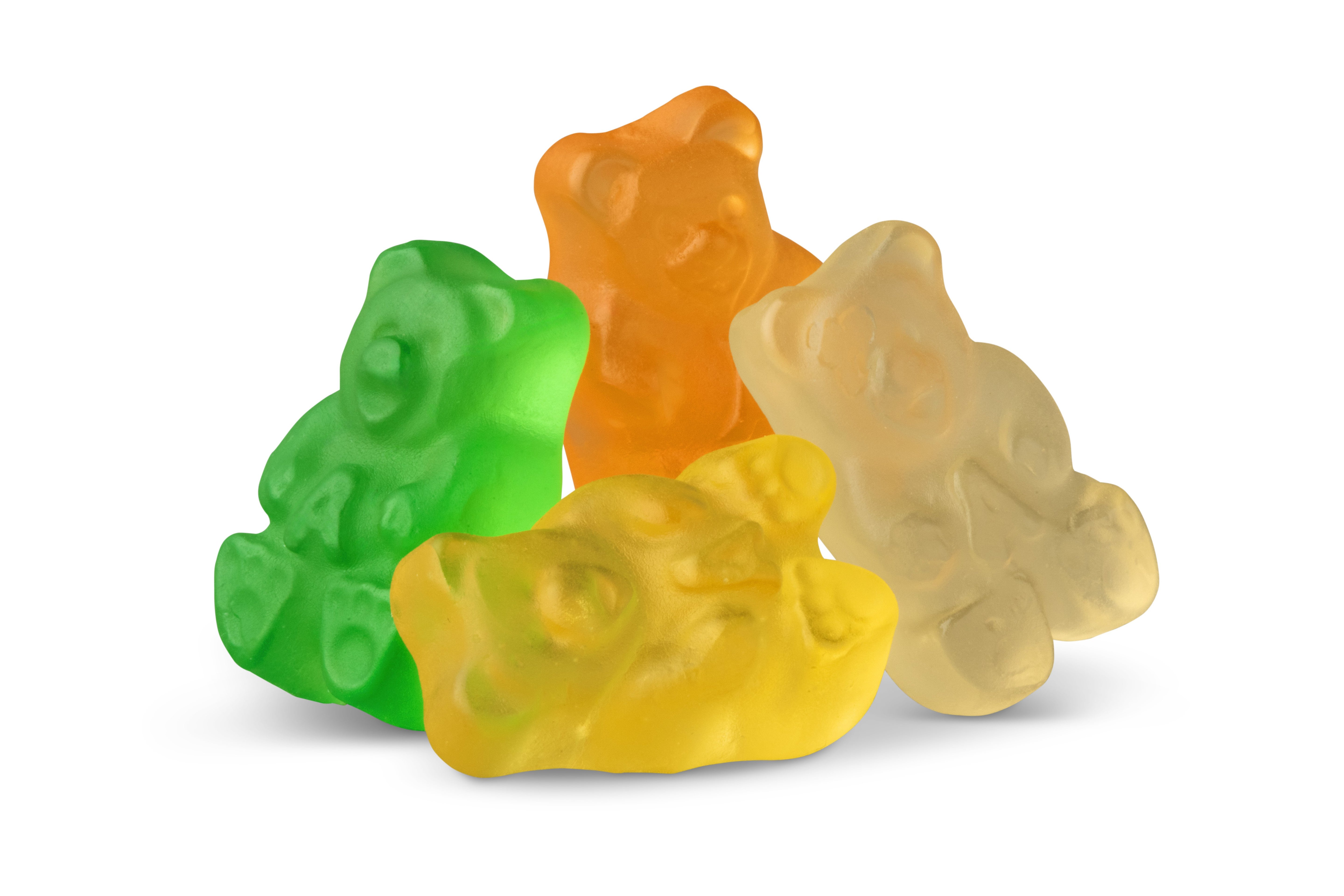Naturally Colored Tropical 4 Flavor Gummy Bears