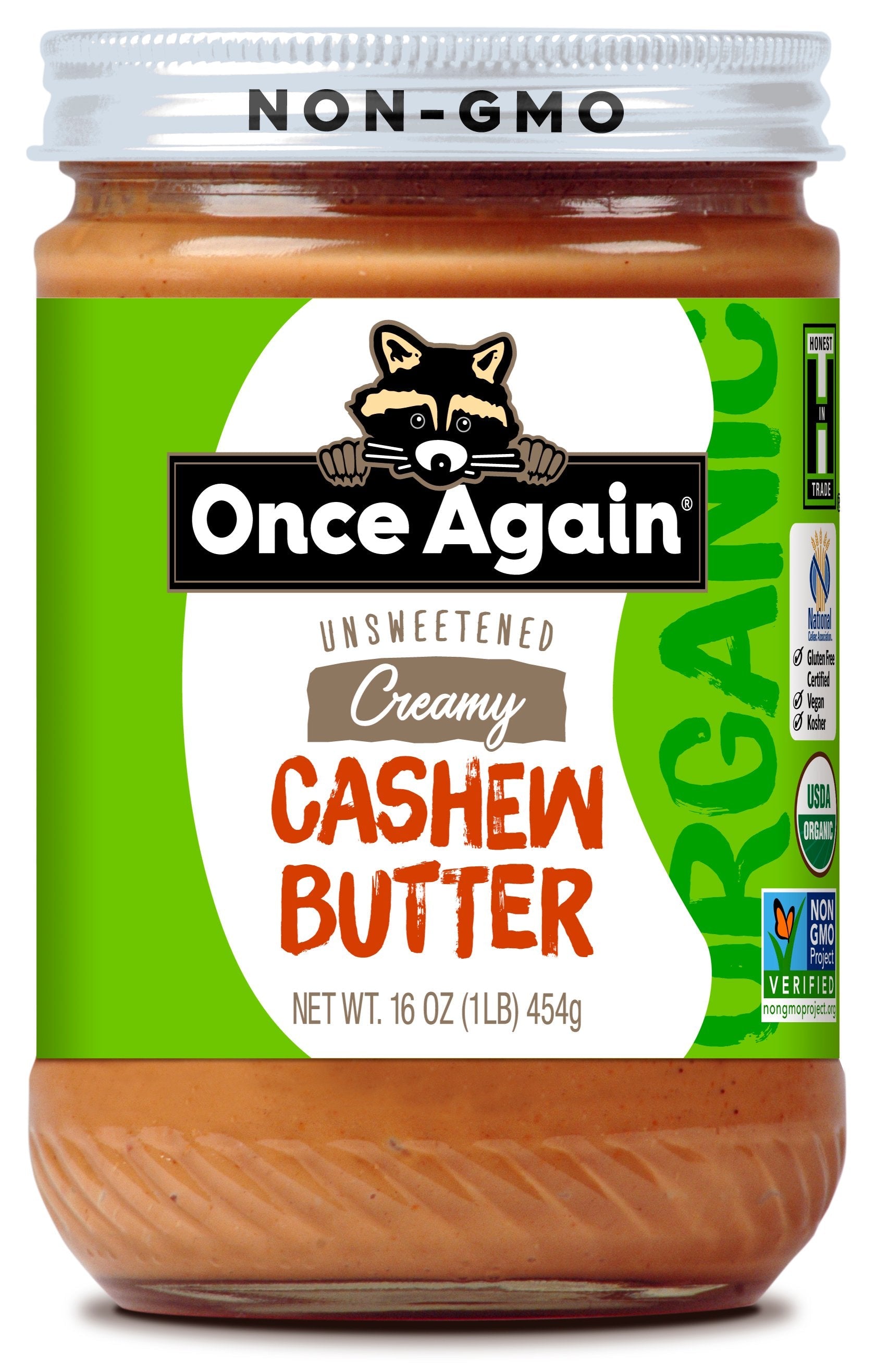 Organic Cashew Butter (Roasted, Smooth)