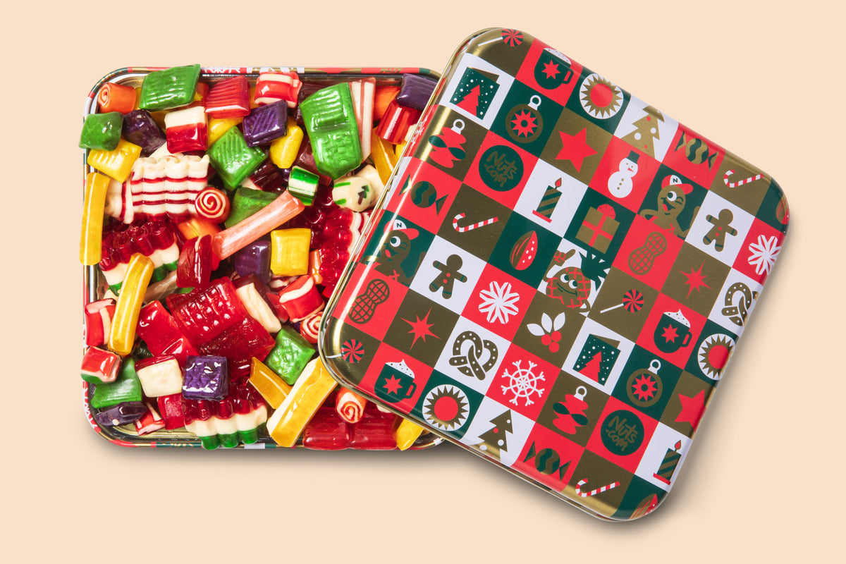 Old Fashioned Christmas Candy Tin