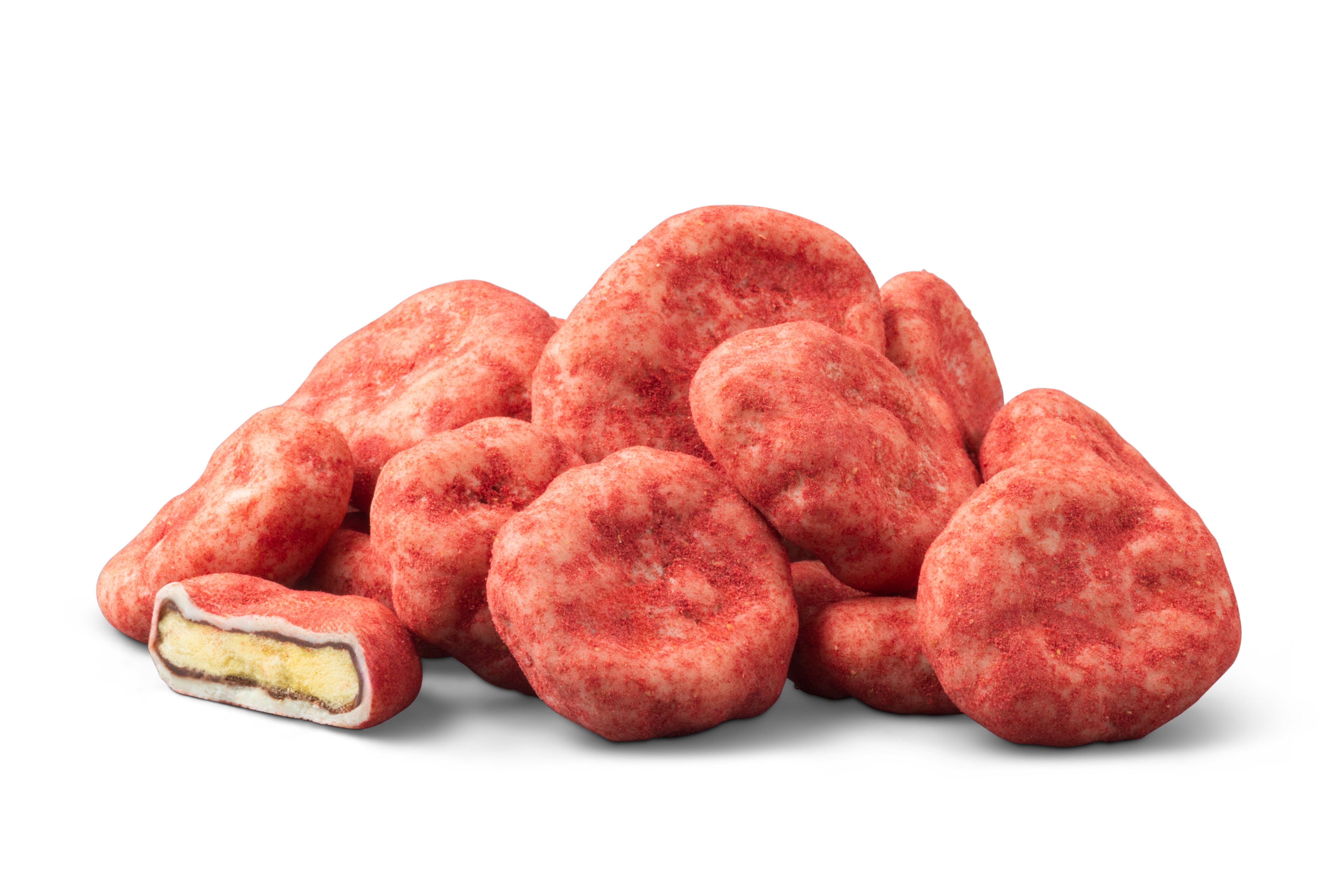 Strawberry Dusted Freeze Dried Bananas