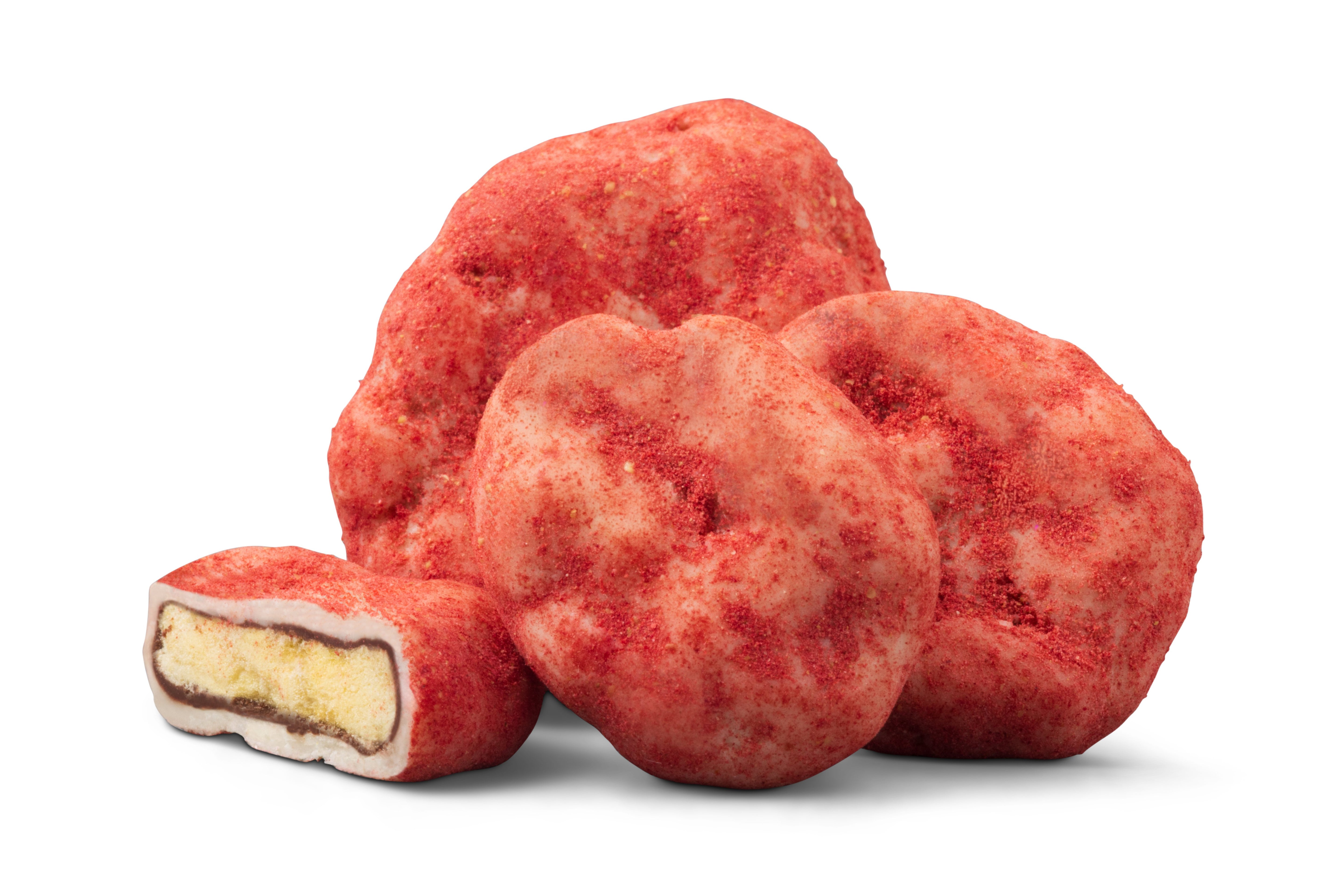 Strawberry Dusted Freeze Dried Bananas