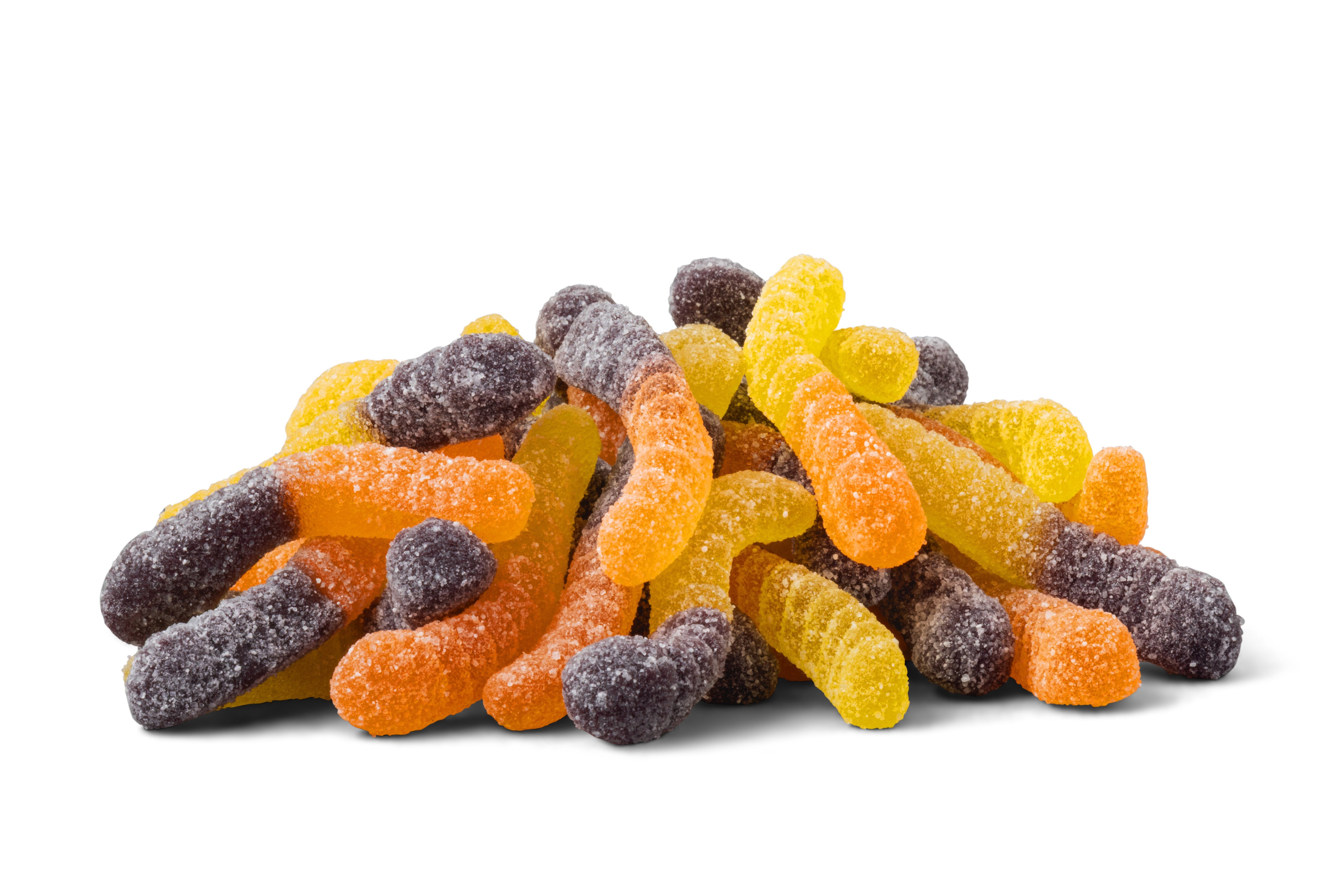 Sour Fall Mini Gummy Worms