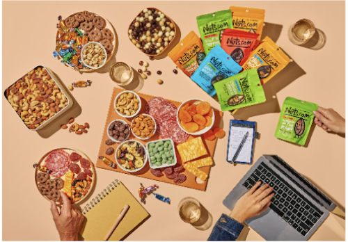 Office snack tablescape