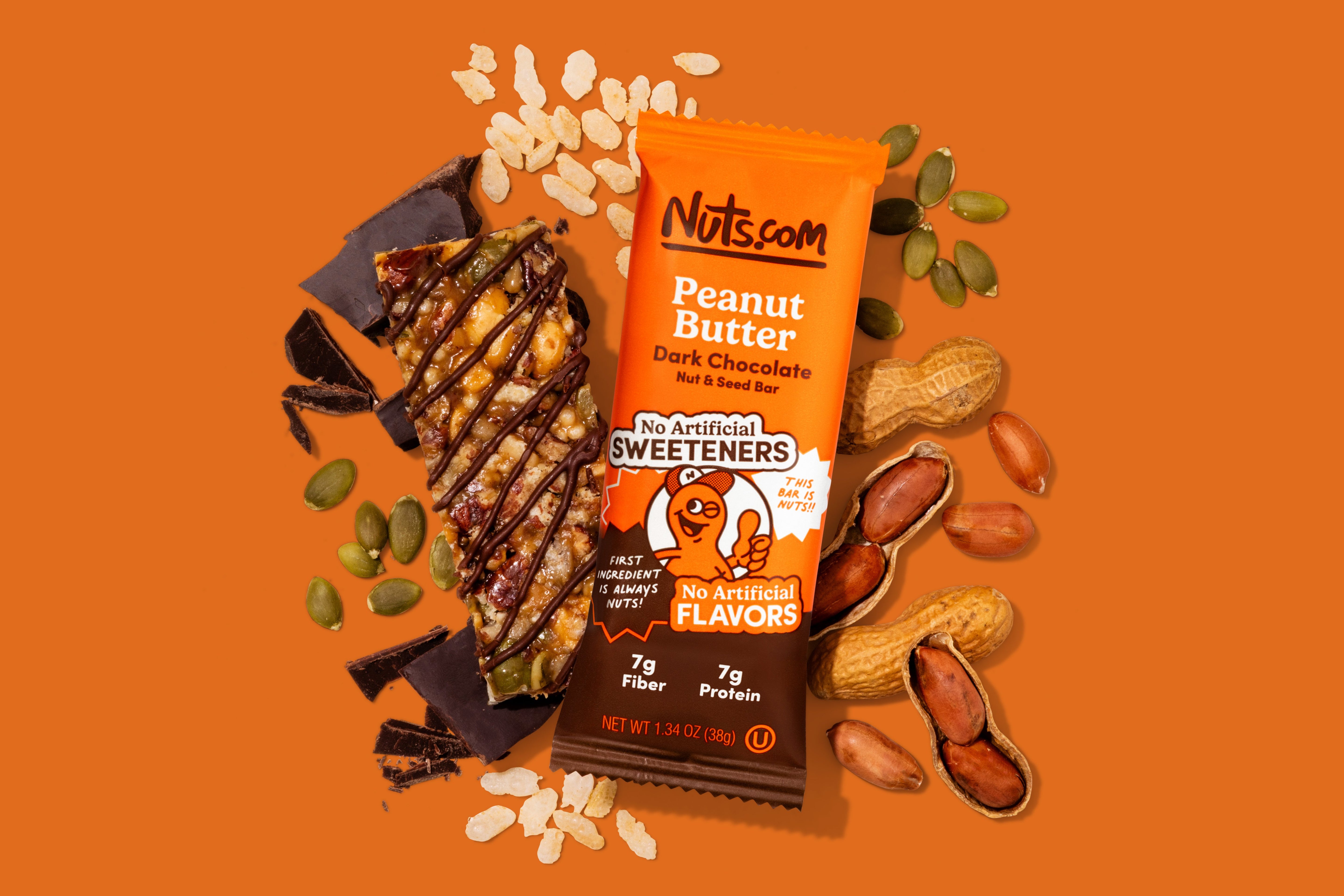 Peanut Butter Dark Chocolate Nut & Seed Bar