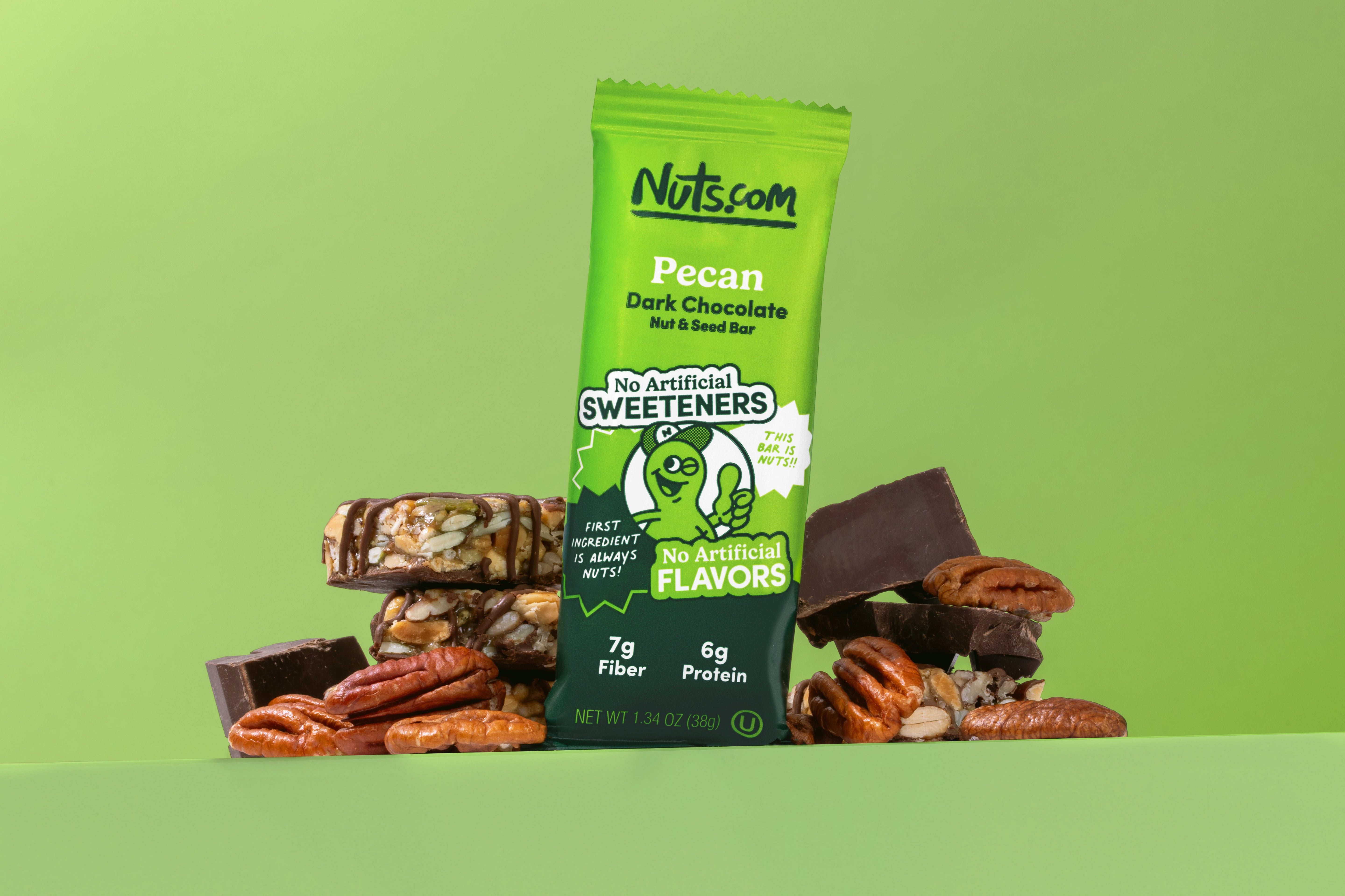 Pecan Dark Chocolate Nut & Seed Bar