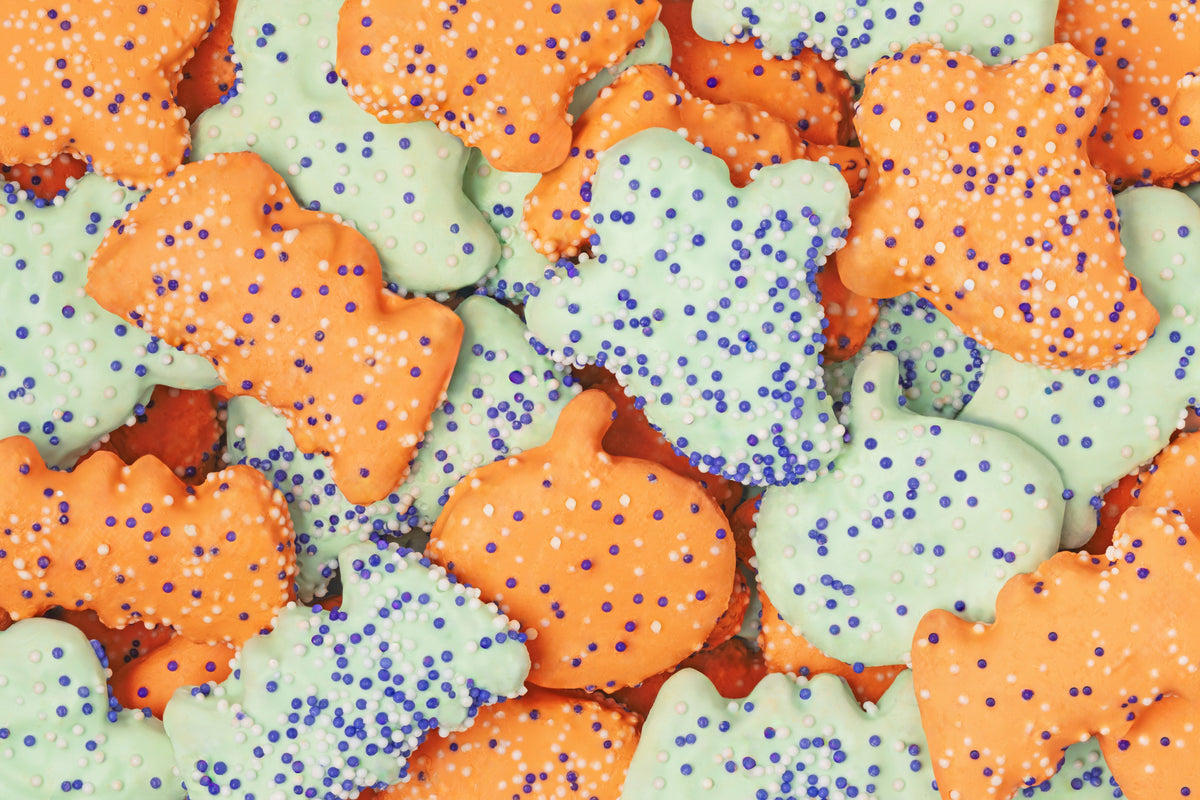 Halloween Mini Frosted Cookies