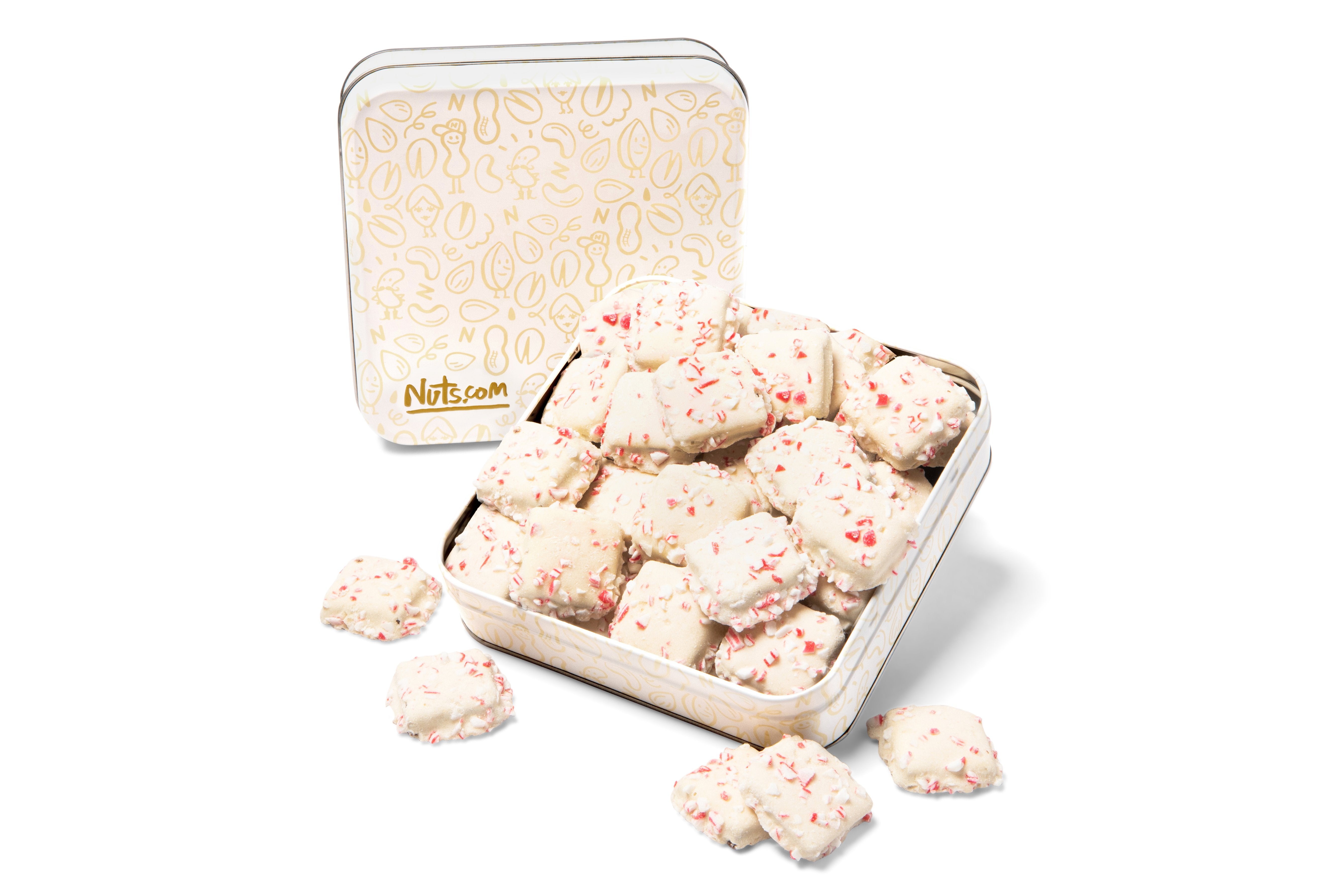 Peppermint Bark Bites Gift Tin