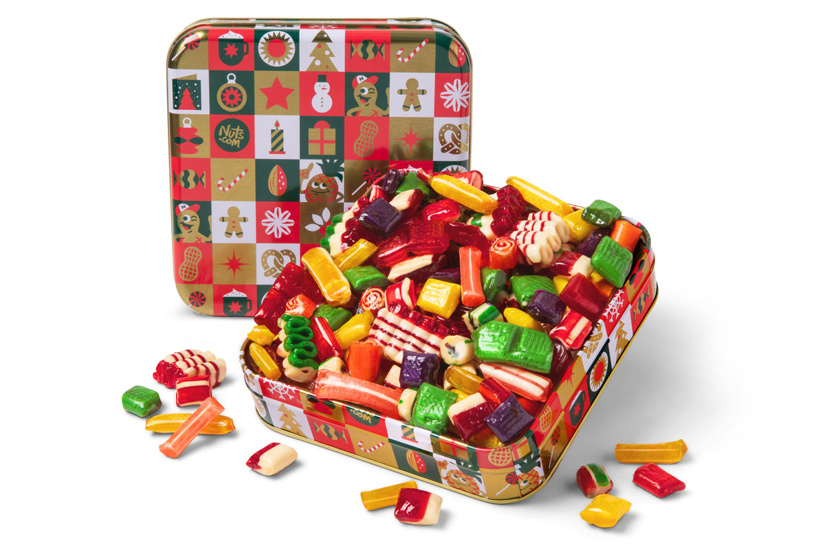 Old Fashioned Christmas Candy Tin