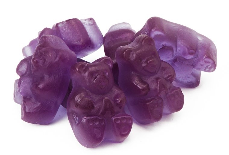 Grape Gummy Bears -1 lb bag