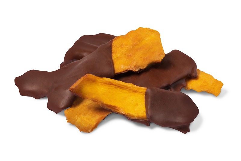Organic Dark Chocolate-Dipped Mango -8 oz bag