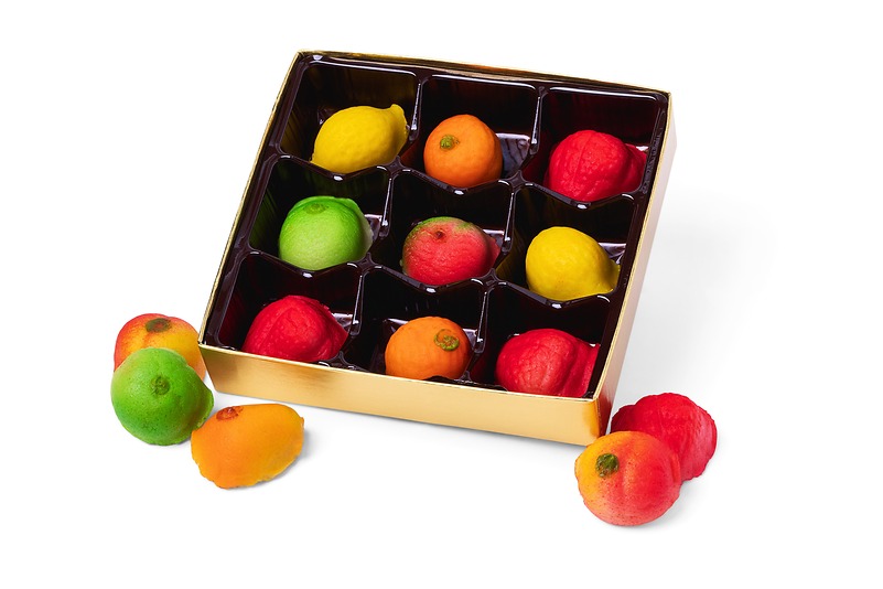 Fruit Marzipan -pack of 9 pieces