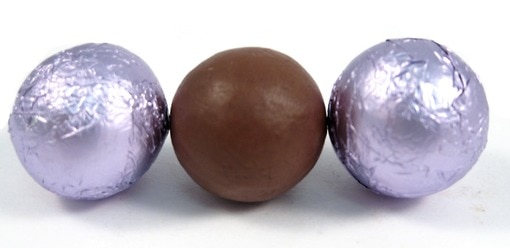 Chocolate Foil Balls (Lavender)