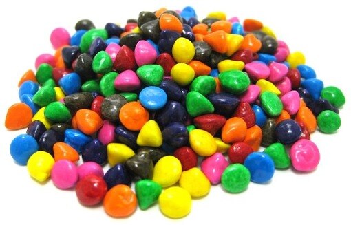 candy coated chips