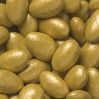 Lustrous Gold Almonds
