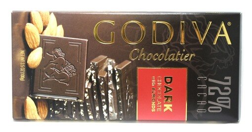Godiva Dark Chocolate Bar with Almonds