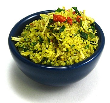 Couscous with Chives and Saffron