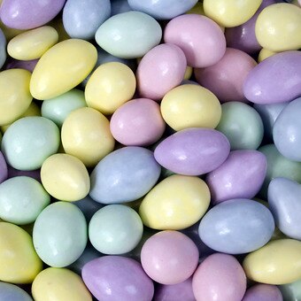 Chocolate Jordan Almonds (Pastel Mix)