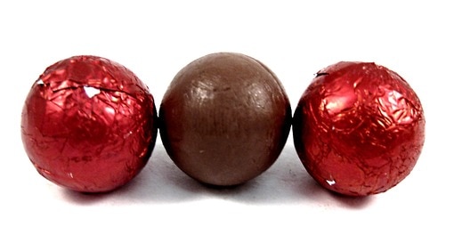 Chocolate Foil Balls (Red)